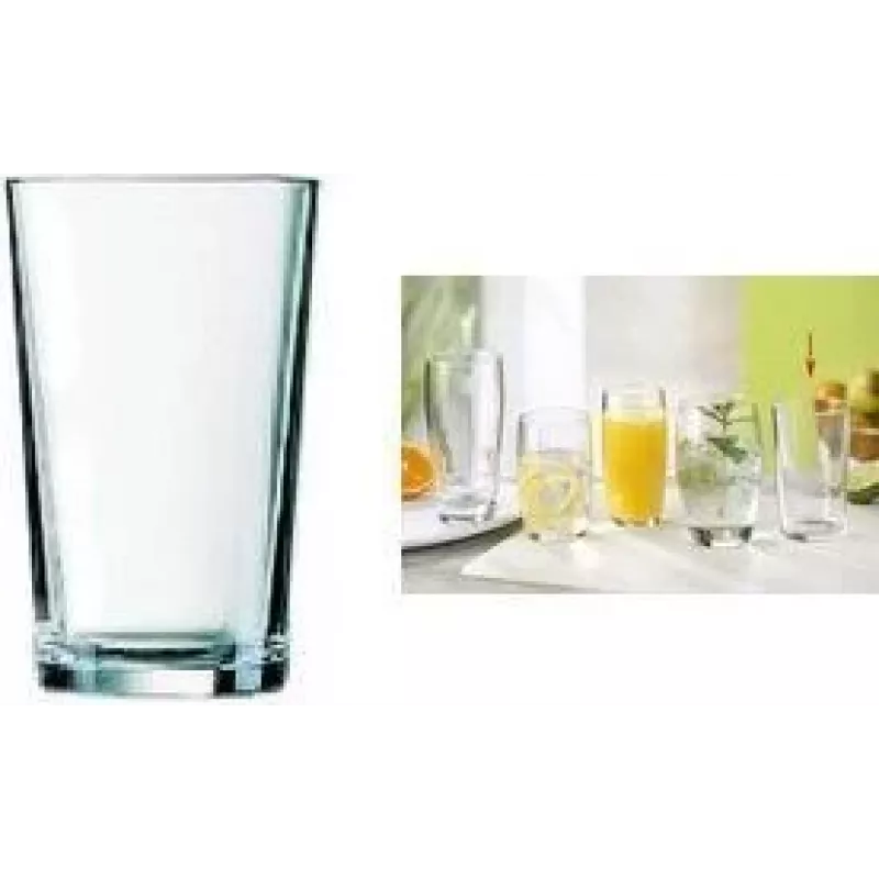 Esmeyer Arcoroc Conique Vaso de zumo 250 ml, templado, apilable, pack de 6 384-3001