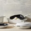 Le Creuset Sartén cuadrada de hierro fundido 26x26cm blanco
