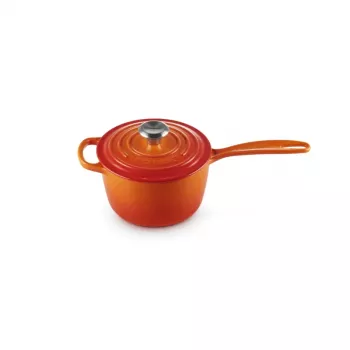 Le Creuset Cacerola de hierro fundido 16cm 1,5L naranja