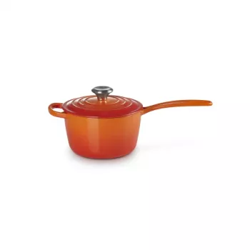 Le Creuset Cacerola de hierro fundido 16cm 1,5L naranja