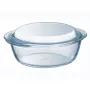 Pyrex Essentials recipiente de vidrio redondo con tapa 3L, vidrio borosilicato, Ø22cm