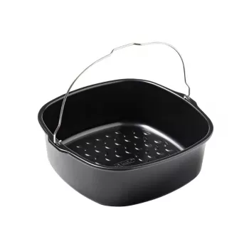 PYREX bandeja metálica para freidora de aire 22x21x7,5 cm