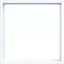 HAGER WAF7073WG anillo intermedio para placa central 50 x 50 mm, blanco luminoso