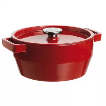 Pyrex fuente de horno redonda de hierro fundido 2,2L Ø20cm Rojo
