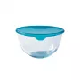 PYREX bol de vidrio con tapa 2,3L Ø21cm
