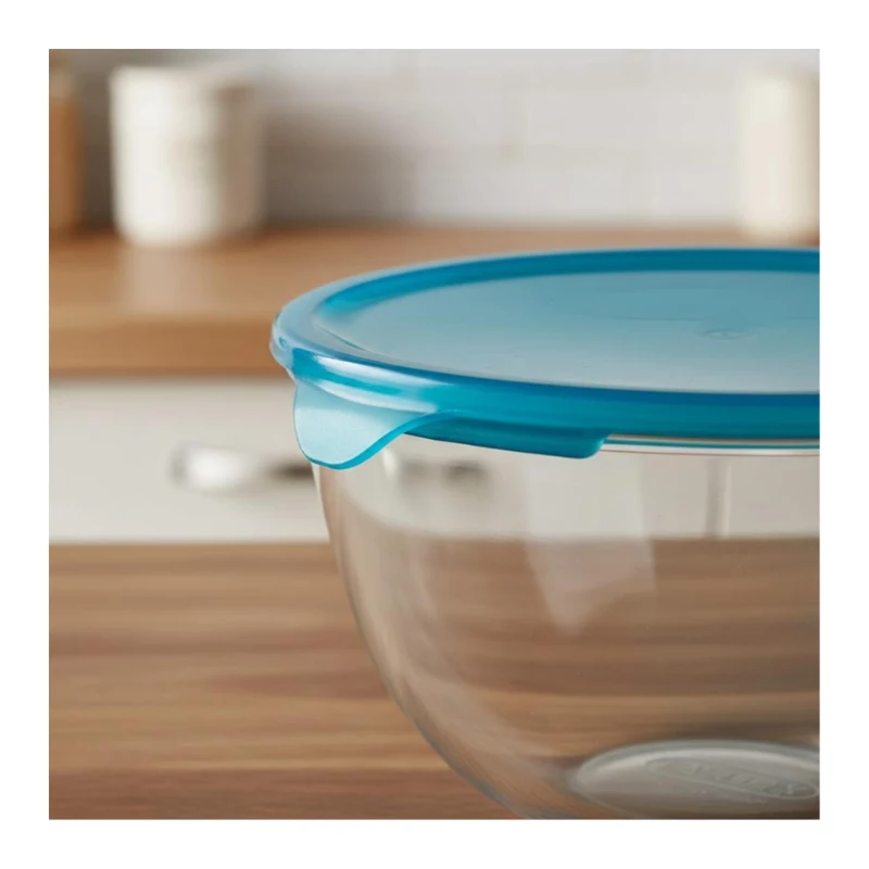 PYREX bol de vidrio con tapa 2,3L Ø21cm
