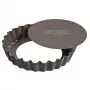 PYREX set de moldes de horno 4 uds. con fondo desmontable Ø10 cm