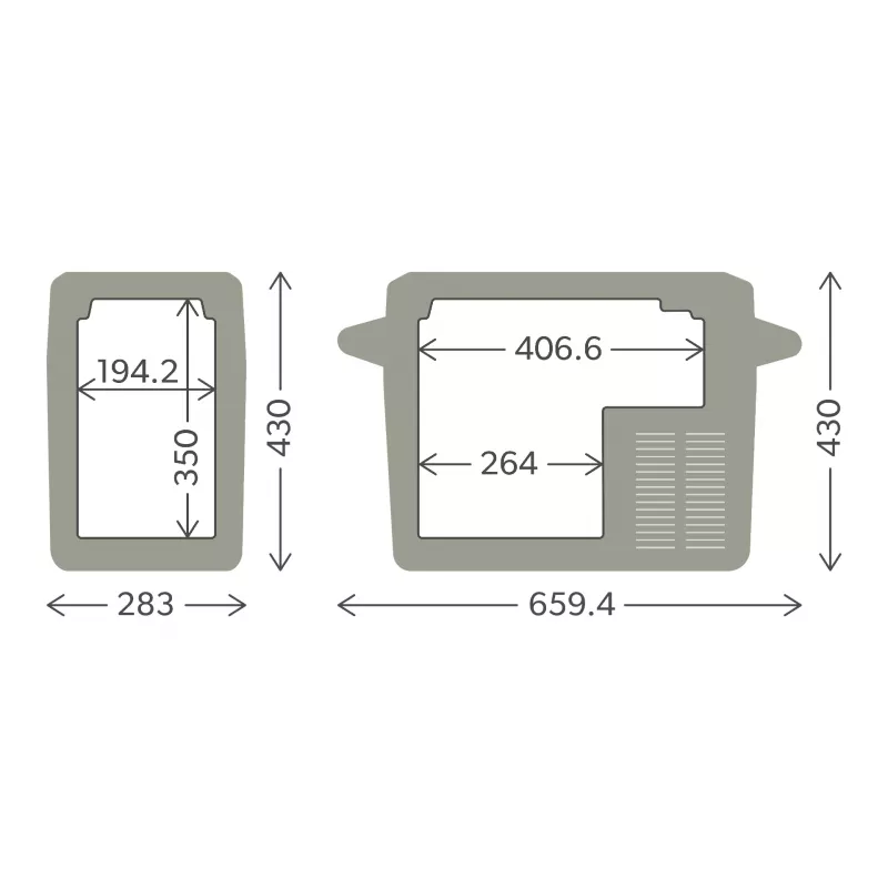 Dometic CFF 20 Nevera de compresor 21L 12/24V / 100-240V