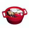 Pyrex Olla de hierro fundido 3,6L Redonda Ø24cm Rojo