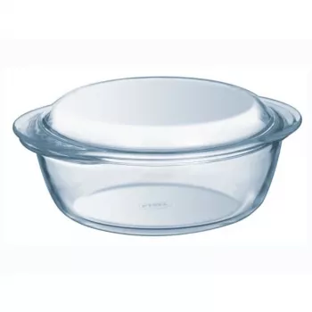 PYREX Essentials Recipiente de vidrio con tapa 1,4L Ø17cm