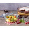 PYREX Essentials Recipiente de vidrio con tapa 1,4L Ø17cm
