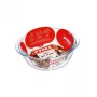 PYREX Recipiente de vidrio para freidoras de aire Ø18cm/1L