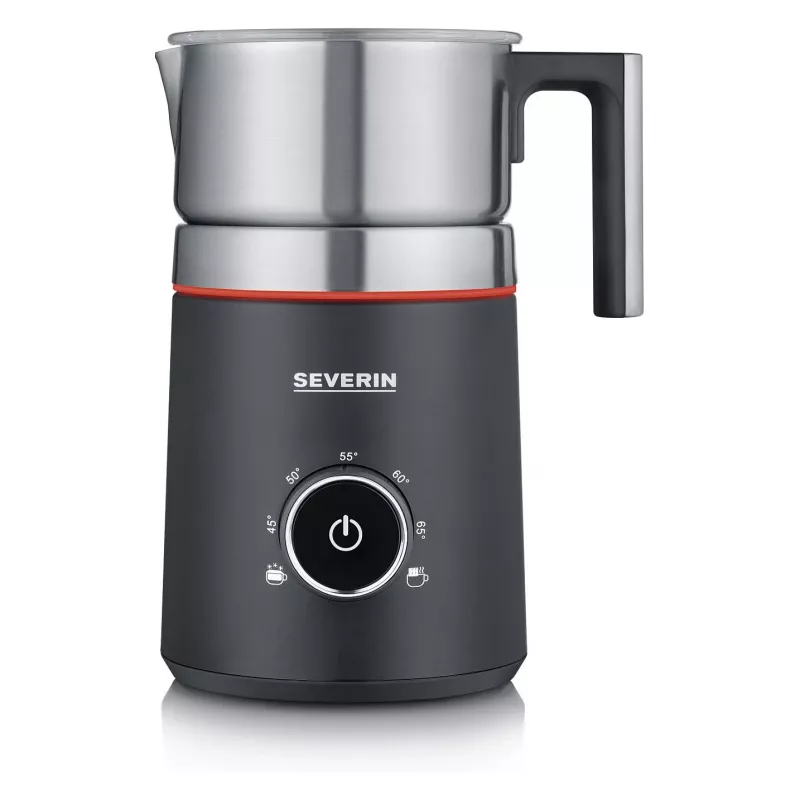 Severin SM 3586 Spuma 700 espumador de leche por inducción negro/acero inoxidable