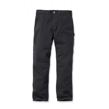 Carhartt pantalón de trabajo Dungaree Washed Twill negro Relaxed Fit