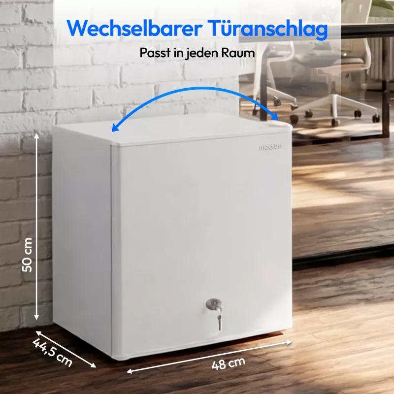 Medion MD370001 LIFE combi frigorífico-congelador 50 cm de alto clase de eficiencia energética E blanco