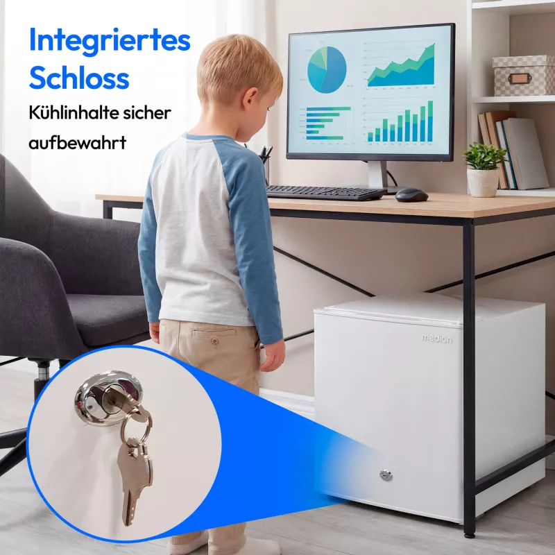 Medion MD370001 LIFE combi frigorífico-congelador 50 cm de alto clase de eficiencia energética E blanco
