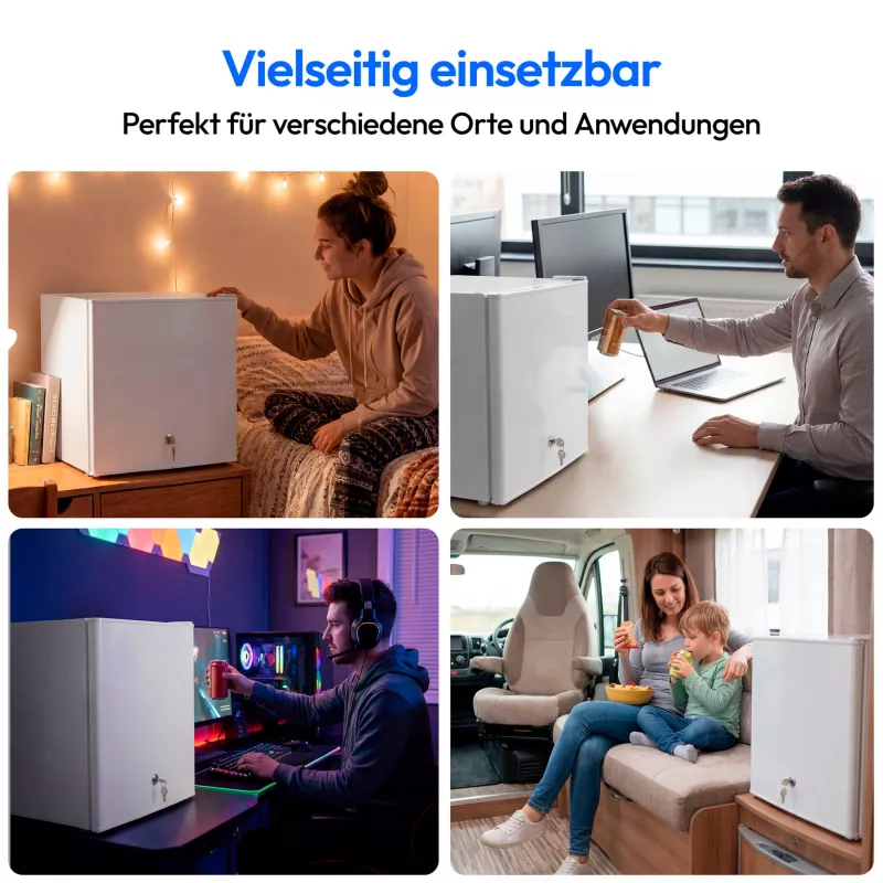 Medion MD370001 LIFE combi frigorífico-congelador 50 cm de alto clase de eficiencia energética E blanco