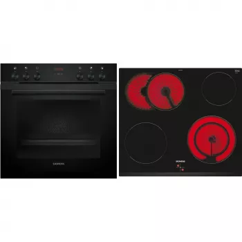 Siemens EQ212KAAB Set de horno empotrable con vitrocerámica
