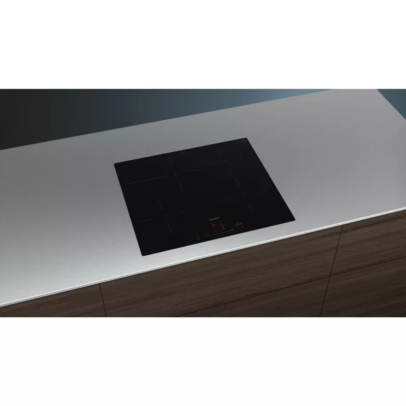 Siemens EH601HFB1E iQ300 Placa de inducción 60 cm Negro, Enrasada
