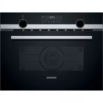Siemens CM585AGS1 iQ500 Microondas empotrable Negro/Acero inoxidable
