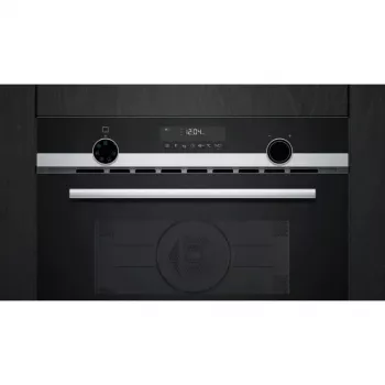 Siemens CM585AGS1 iQ500 Microondas empotrable Negro/Acero inoxidable