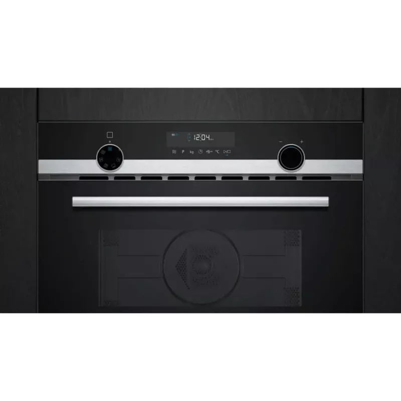 Siemens CM585AGS1 iQ500 Microondas empotrable Negro/Acero inoxidable