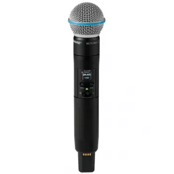 Shure SLXD2+/B58=-G65 Emisor de mano con micrófono Beta 58A (470-606 MHz)