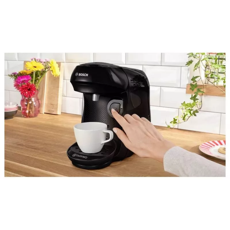 Bosch TAS102E TASSIMO Happy cafetera multibebida de cápsulas - Friendly Black