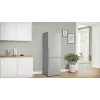 Bosch KGN36VIBT Serie 4 frigorífico-congelador combi independiente, 186 cm de altura, clase de eficiencia energética D, plata
