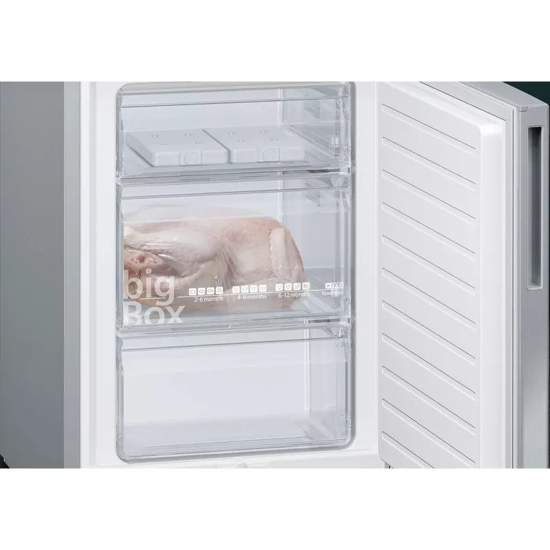 Siemens KG39EALCA iQ500 frigorífico-congelador independiente 201 cm de altura clase de eficiencia energética C plata