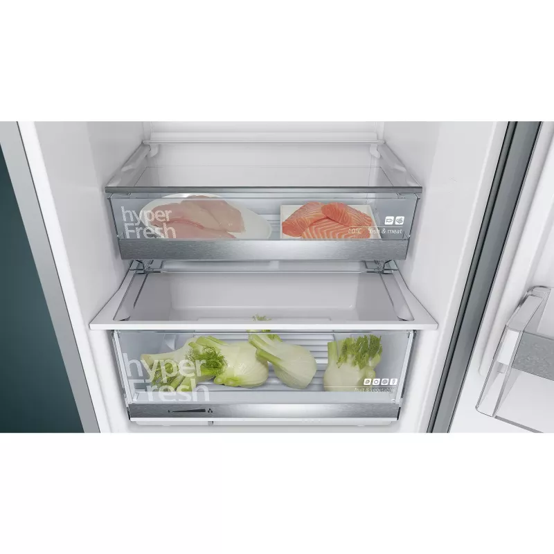 Siemens KG39EALCA iQ500 frigorífico-congelador independiente 201 cm de altura clase de eficiencia energética C plata