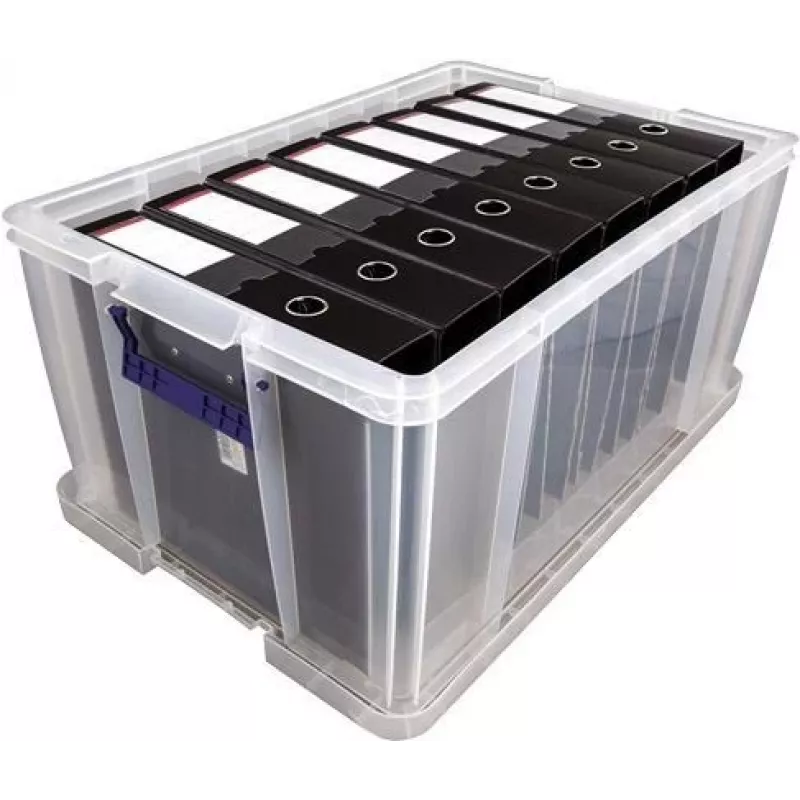 Fellowes ProStore Bonus set de 2 cajas de almacenamiento, 3 piezas, 17 L cada una, transparente claro, PP resistente a los golpes 7731301