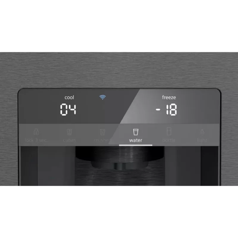 Siemens KF96DPXEA iQ700 frigorífico-congelador combi French Door Side-by-Side con dispensador de agua y hielo, 183 cm, clase de eficiencia energética E, acero inoxidable