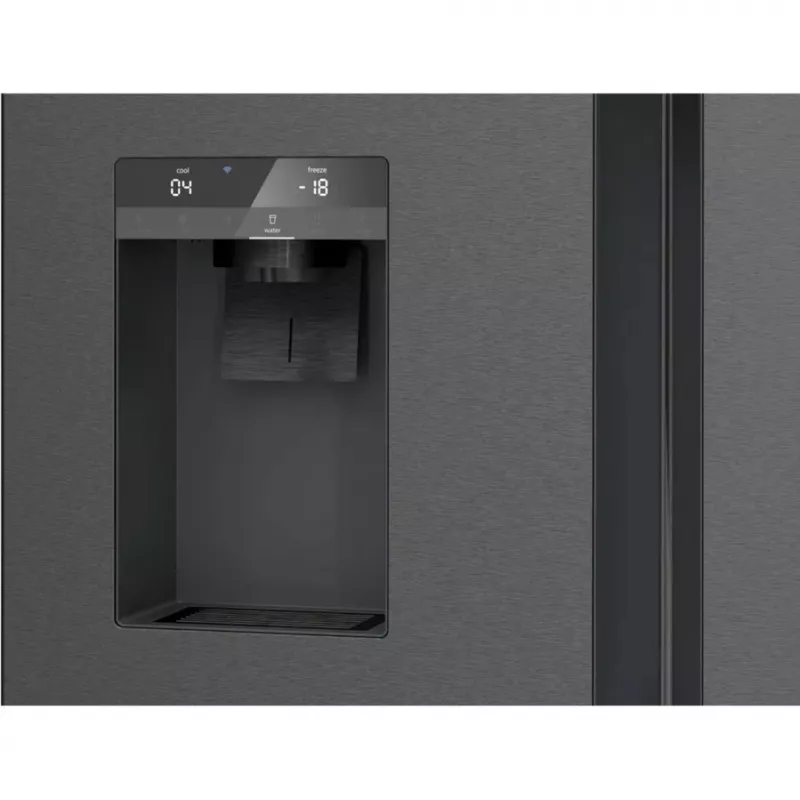 Siemens KF96DPXEA iQ700 frigorífico-congelador combi French Door Side-by-Side con dispensador de agua y hielo, 183 cm, clase de eficiencia energética E, acero inoxidable
