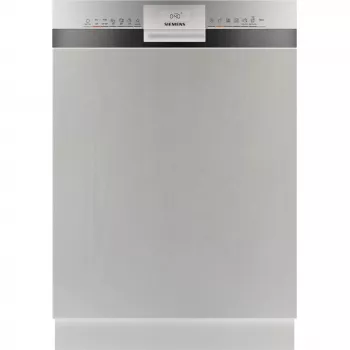 Siemens SX53ES22CE iQ300 lavavajillas semintegrado, 60 cm, 13 cubiertos, clase de eficiencia energética E, Home Connect, AquaStop, InfoLight, acero inoxidable
