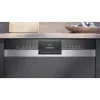 Siemens SX53ES22CE iQ300 lavavajillas semintegrado, 60 cm, 13 cubiertos, clase de eficiencia energética E, Home Connect, AquaStop, InfoLight, acero inoxidable