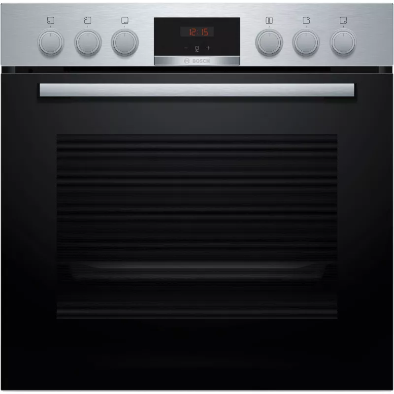 Bosch HND415LS62 set de horno empotrable y vitrocerámica, 71L, 7 funciones, acero inoxidable