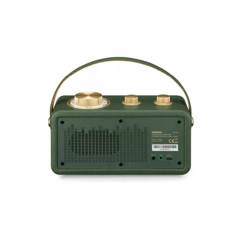 Sangean RA-101 altavoz Bluetooth portátil Forest Gold