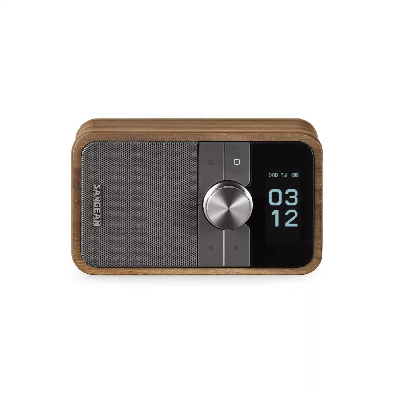 Sangean DDR-8 radio portátil DAB+ con acabado en madera de nogal