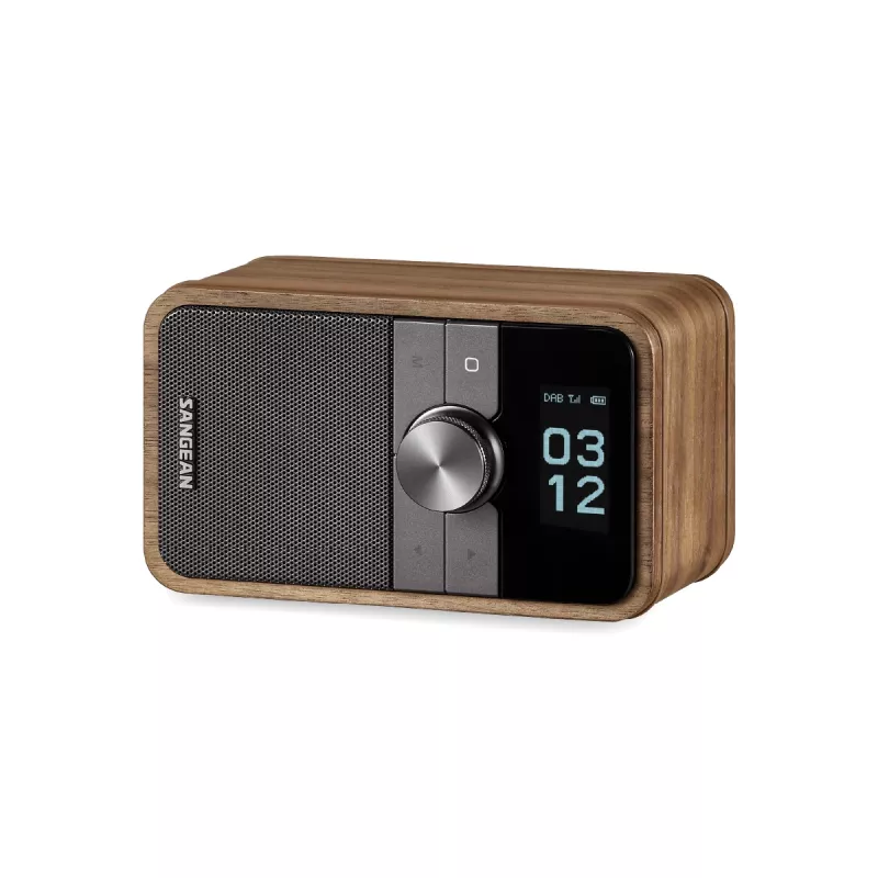 Sangean DDR-8 radio portátil DAB+ con acabado en madera de nogal