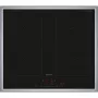 Siemens ED645HQC1E iQ500 placa de inducción 60 cm negra, montaje con marco