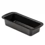 NEWILL Molde rectangular de horno 25x11x6,4 cm negro antiadherente de acero al carbono