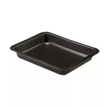 NEWILL Fuente para horno 22x28x4,7 cm negra