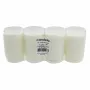 CANDELA Set de velas de sepulcro de aceite con 4 unidades, duración ~60h, blancas