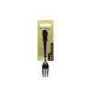 ASI COLLECTION Tenedores de postre 2 uds. negro 1,5 mm acero inoxidable