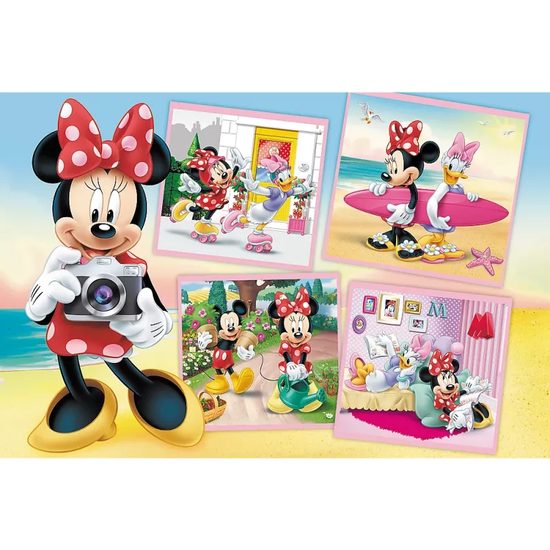 Puzle TREFL 60 piezas - Lovely Minnie - Disney Minnie Mouse