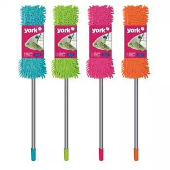 Cepillo de suelo YORK SALSA – cabezal de goma con haragán de 35 cm para suelos duros