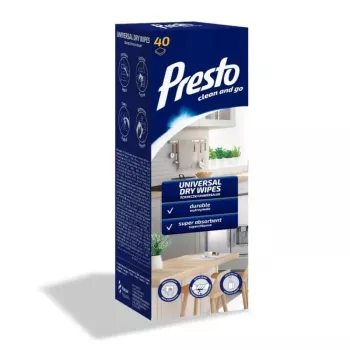 Rollo de paño universal PRESTO 40 uds., caja
