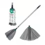 Cabezal de mopa de microfibra con mango telescópico Eco Ego CIRCULAR RUBI