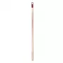 Mango de madera YORK 120 cm LUX – mango de repuesto para escobas, rastrillos, azadas, madera natural, 28 mm de diámetro